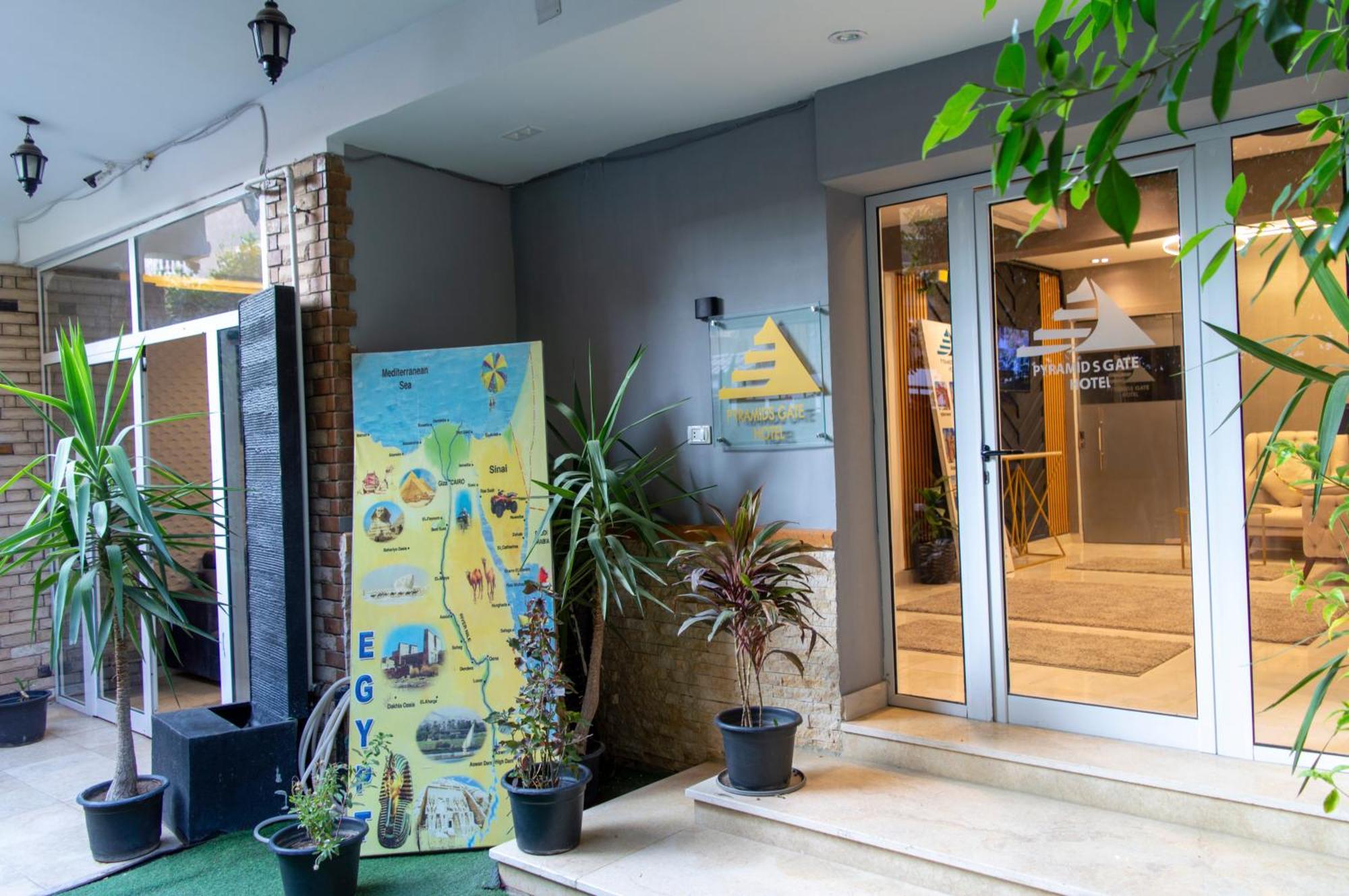 The Pyramids Gate Inn Kafret el-Gabal Dış mekan fotoğraf