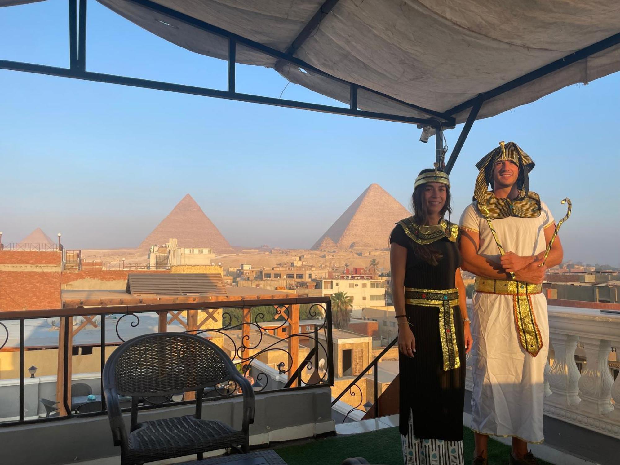 The Pyramids Gate Inn Kafret el-Gabal Dış mekan fotoğraf
