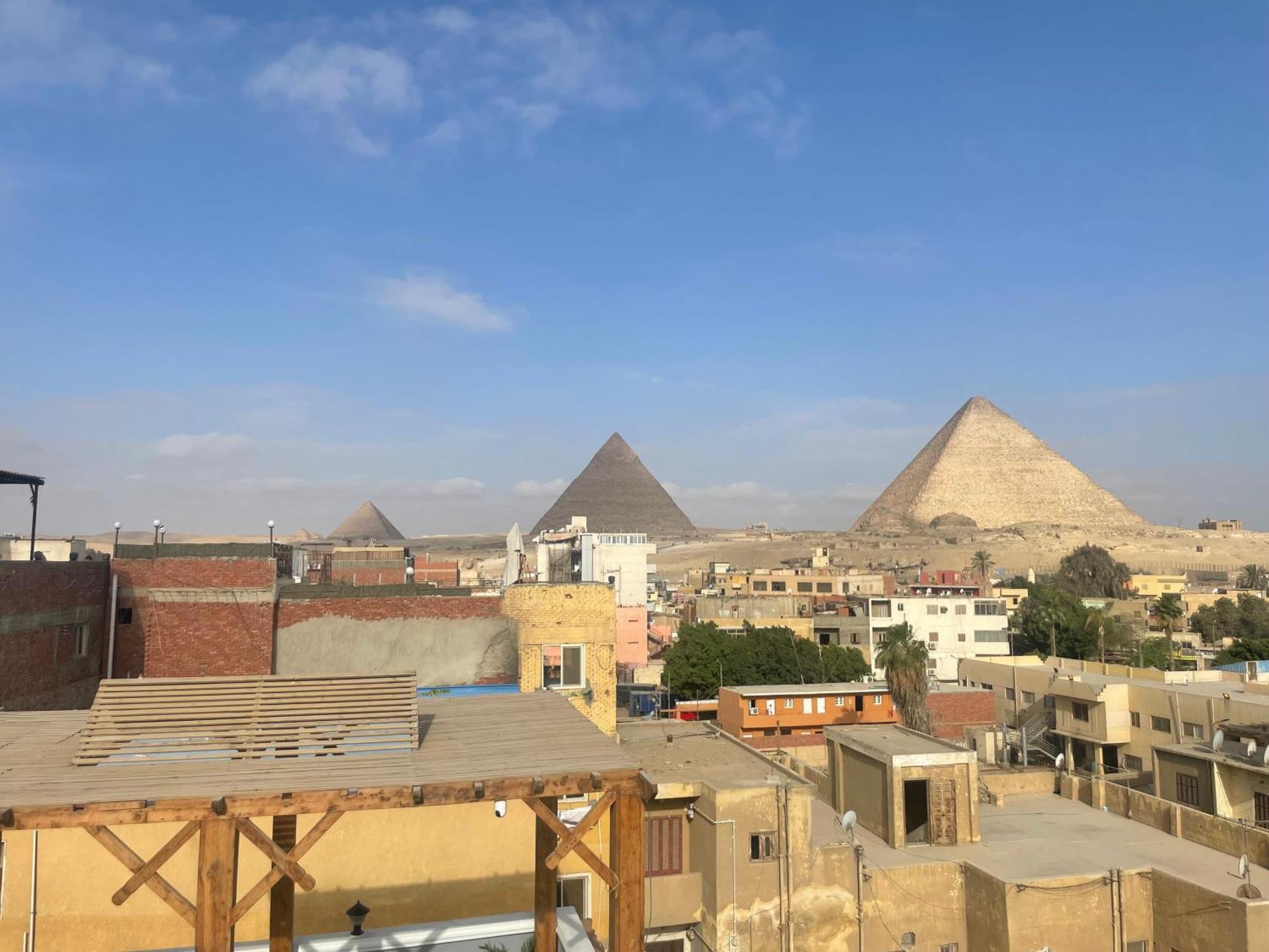 The Pyramids Gate Inn Kafret el-Gabal Dış mekan fotoğraf